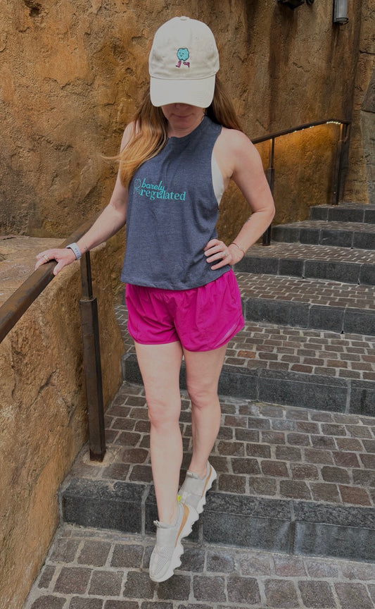 PRE-ORDER Barely Regulated Muscle Tank Navy